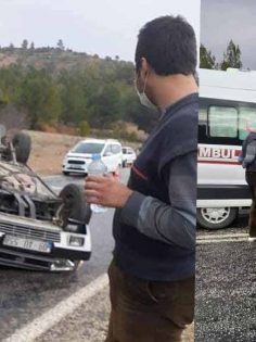 DENİZLİ’DE KAZA: 1 YARALI