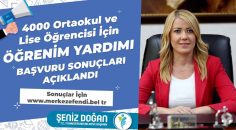 MERKEZEFENDİ’DE ÖĞRENİM YARDIMI SONUÇLARI AÇIKLANDI