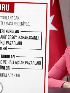 MERKEZEFENDİ’DE HAFTA SONU KURULAN PAZARLARIN GÜNÜ DEĞİŞTİ