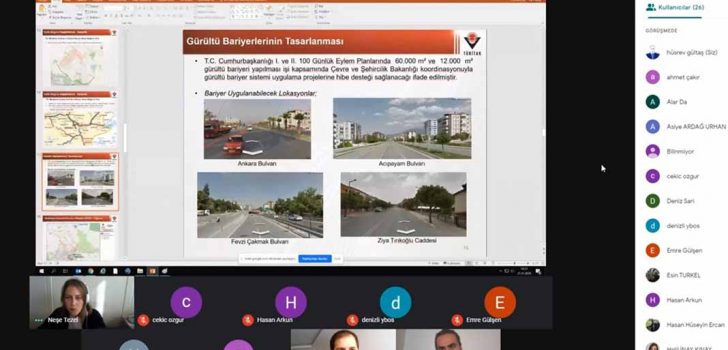 DENİZLİ GÜRÜLTÜ EYLEM PLANI 2021 SONUNDA TAMAMLANACAK