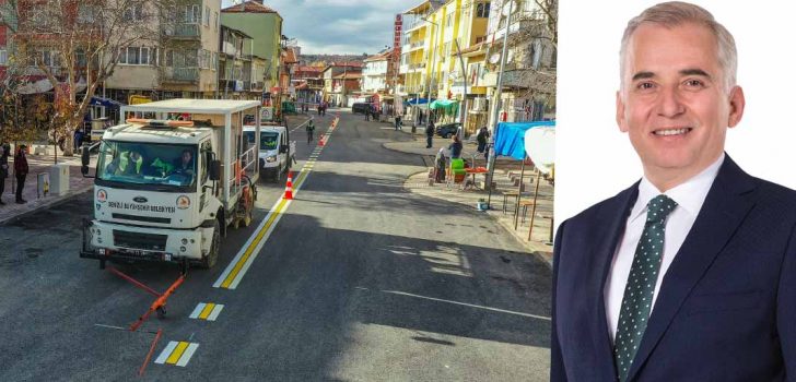 BEKİLLİ’DE YOL ÇİZGİLERİ TAMAMLANDI