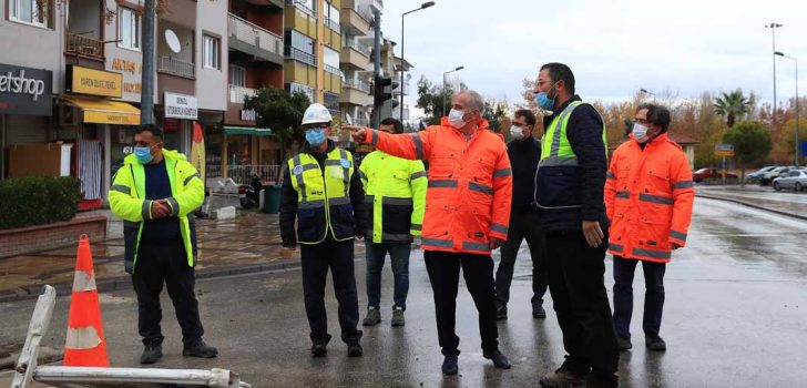 DENİZLİ EVDE KALDI, BÜYÜKŞEHİR ÇALIŞTI