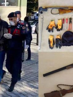 HIRSIZLIK ŞÜPHELİSİ YATAĞIN ALTINDA YAKALANDI