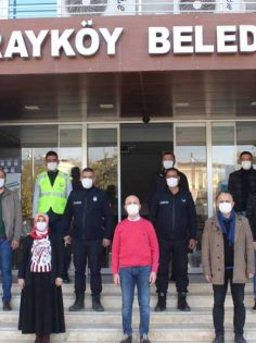 SARAYKÖY, SOKAK KISITLAMASINDA GÖREV BAŞINDA