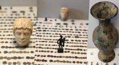 TARİHİ ESERLERİ LASTİĞİN İÇİNE SAKLAMIŞLAR