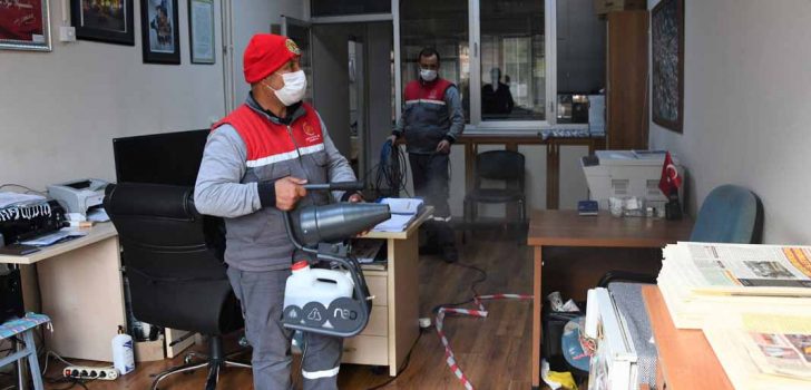 BULDAN’DA VİRÜSE KARŞI BUHARLI DEZENFEKSİYON