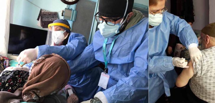 13 BİN SAĞLIK ÇALIŞANINA AŞI YAPILDI