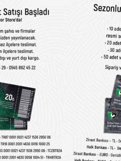 HATIRA BİLETLERE TARAFTAR TEPKİSİ