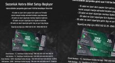 DENİZLİSPOR’DA ‘SEZONLUK HATIRA BİLETİ’ SATIŞI