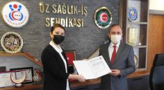 HANIM OĞUZ, SENDİKA İL BAŞKANI OLDU