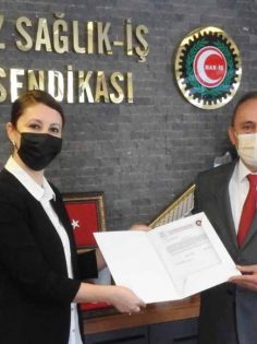 HANIM OĞUZ, SENDİKA İL BAŞKANI OLDU