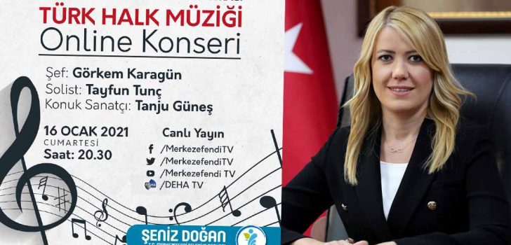 MERKEZEFENDİ BELEDİYE ORKESTRASI’NDAN ONLİNE KONSER