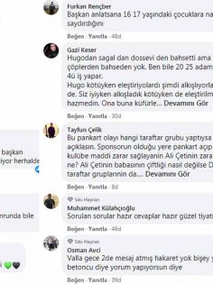 DENİZLİSPOR TARAFTARI ÇETİN’İ Tİ’YE ALDI