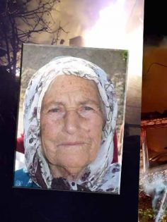 YAŞLI KADIN YANGINDA HAYATINI KAYBETTİ