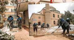 PAMUKKALE BELEDİYESİ KAR MESAİSİNDE