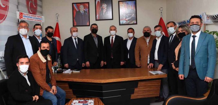 BAŞKAN ZOLAN’DAN MHP’YE ZİYARET