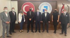 MHP’DEN REKTÖR KUTLUHAN’A NEZAKET ZİYARETİ