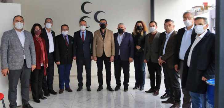 BAŞKAN ÖRKİ’DEN MHP’YE ZİYARET