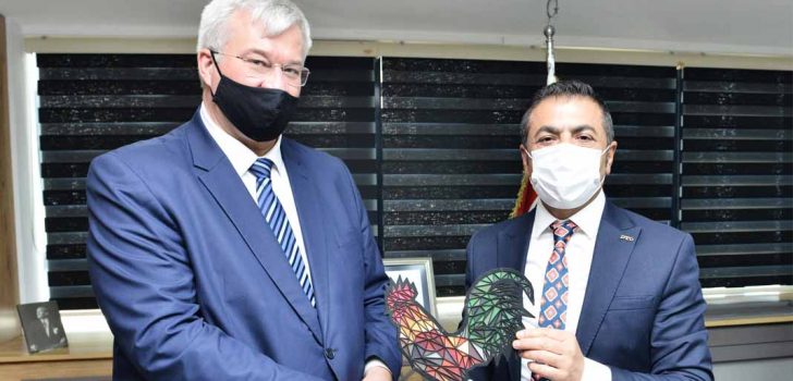 DTO: UKRAYNA BÜYÜKELÇİSİ’NE HOROZU ÖĞRETTİK