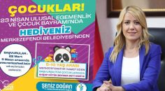 ÇOCUKLARIN 23 NİSAN HEDİYESİ MERKEZEFENDİ BELEDİYESİ’NDEN