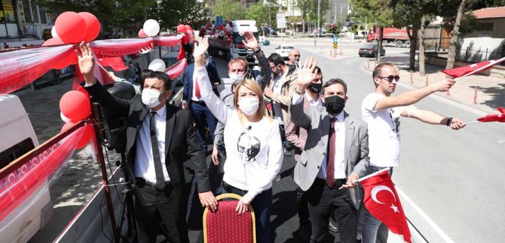 MERKEZEFENDİ’DE 23 NİSAN COŞKUSU YAŞANDI