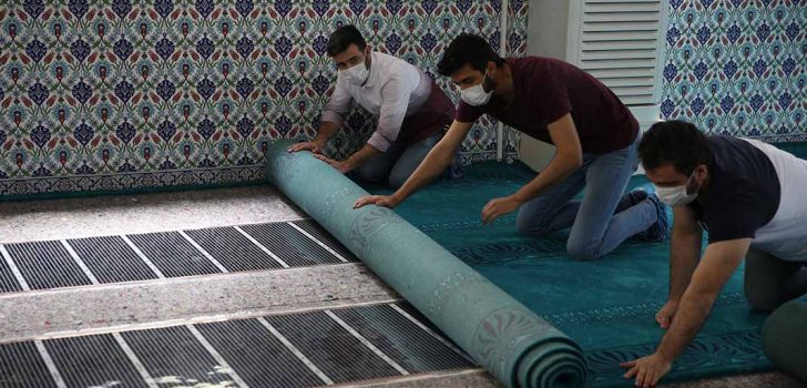 MERKEZEFENDİ’DE CAMİLER ARTIK DAHA TEMİZ