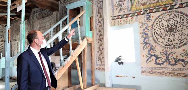 BELENARDIÇ CAMİ RESTORASYONU SÜRÜYOR