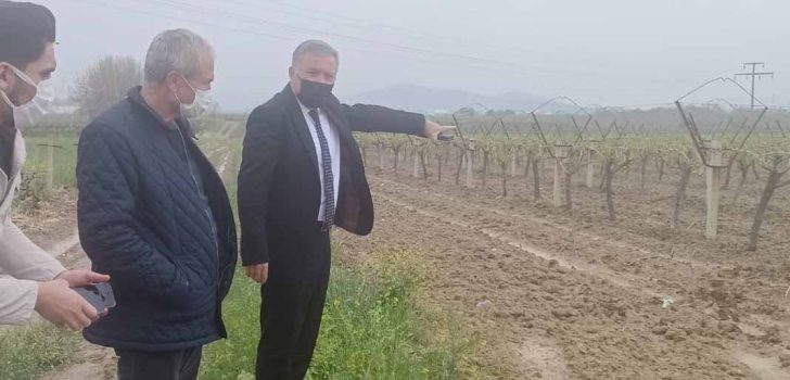 HONAZ BELEDİYESİ, DOLU MAĞDURLARININ YANINDA
