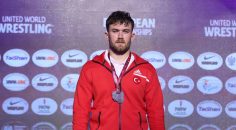 DENİZLİLİ MİLLİ GÜREŞÇİ AVRUPA’DAN GÜMÜŞ ÇIKARDI