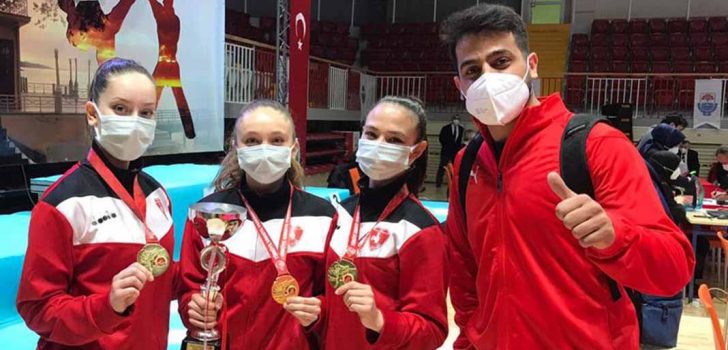 DENİZLİ’NİN ALTIN KIZLARINDAN TURNUVA REKORU