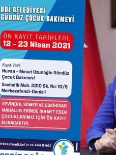MERKEZEFENDİ ÇOCUK BAKIMEVİ’NDE ÖN KAYITLAR BAŞLADI
