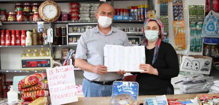 GİZEMLİ HAYIRSEVER KÖYÜN TÜM BAKKAL BORCUNU ÖDEDİ