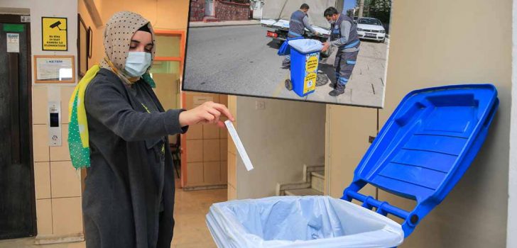 PAMUKKALE’DE ATIK İLAÇLAR DA AYRI TOPLANIYOR