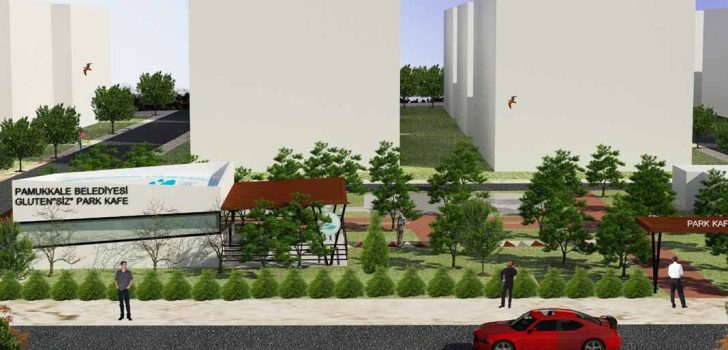 PAMUKKALE BELEDİYESİ PARK KAFE’DE ÇALIŞMALAR DEVAM EDİYOR