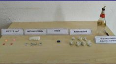 CEZAEVİNDEN İZİNLİ ÇIKTI, YİNE UYUŞTURUCUYLA YAKALANDI