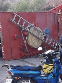 ÇAMELİ’DE ARAZÖZ DEVRİLDİ: 2 YARALI