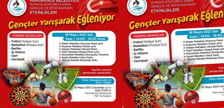 PAMUKKALE’DE 19 MAYIS BAYRAMI ÇOK FARKLI YAŞANACAK