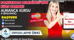 PAMUKKALE’DE KURSLAR DEVAM EDİYOR