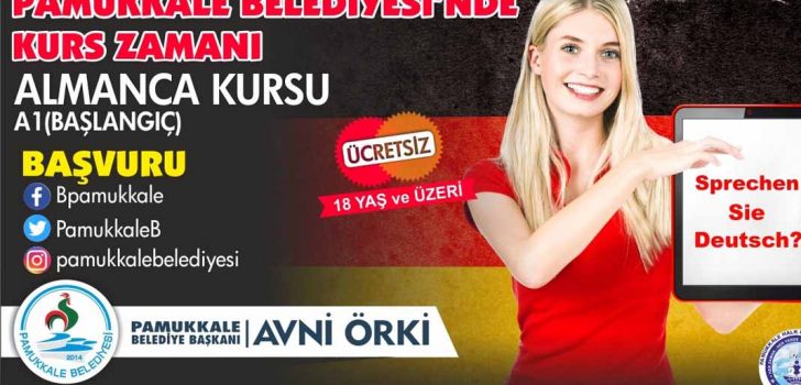 PAMUKKALE’DE KURSLAR DEVAM EDİYOR