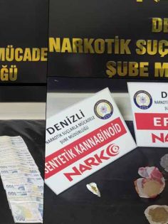 DENİZLİ’DE 8 ZEHİR TACİRİ TUTUKLANDI