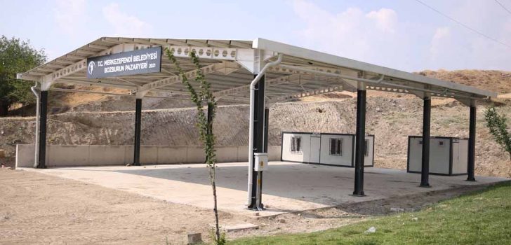 BOZBURUN PAZAR YERİNİN YAPIMI TAMAMLANDI