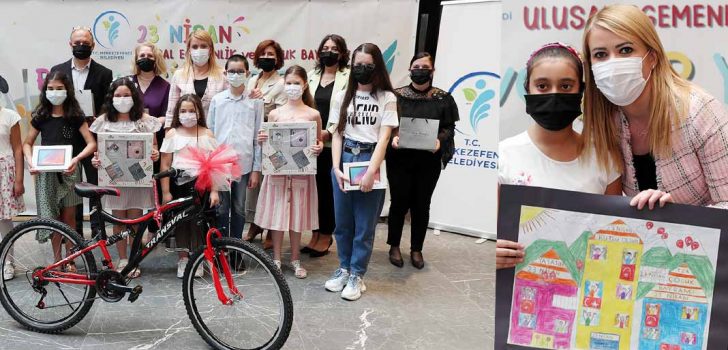 ÖĞRENCİLER ÖDÜLLERİNİ BAŞKAN DOĞAN’DAN ALDI