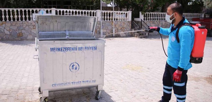 MERKEZEFENDİ BELEDİYESİ’NDEN İLAÇLAMA SEFERBERLİĞİ