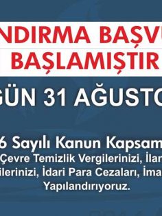 PAMUKKALE BELEDİYESİ’NDEN YAPILANDIRMA İMKANI