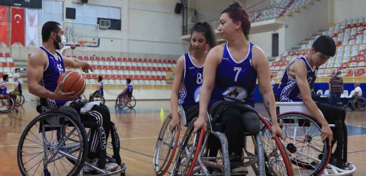 TEKERLEKLİ SANDALYE BASKETBOLCULARI LİGE HAZIR