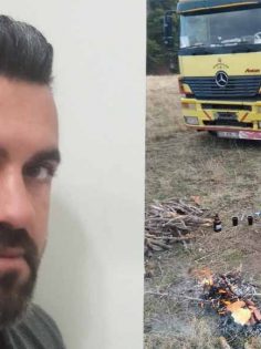 DEVRİLEN TOMRUK YÜKLÜ TIR’IN ŞOFÖRÜ ÖLDÜ