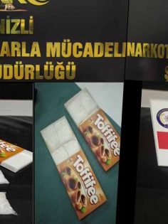 UYUŞTURUCUYU ÇİKOLATALARIN İÇİNE SAKLAMIŞLAR