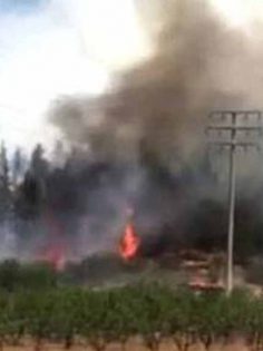 PAMUKKALE’DE ORMAN YANGINI