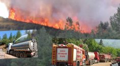 DENİZLİ’DE YANGIN KONTROL ALTINA ALINDI