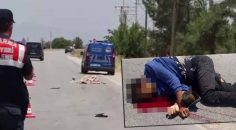 OTOMOBİLLE ÇARPIŞAN MOTOSİKLETLİ KIZ ÖLDÜ